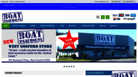 What Theboatwarehouse.com.au website looked like in 2021 (3 years ago)