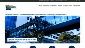What Technikum-wien.at website looked like in 2021 (3 years ago)