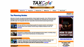 What Taxcafe.co.uk website looked like in 2021 (3 years ago)