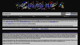 What Thetradersden.org website looked like in 2021 (3 years ago)