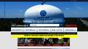 What Talgov.com website looked like in 2021 (3 years ago)