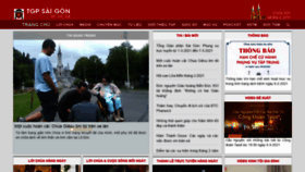 What Tgpsaigon.net website looked like in 2021 (3 years ago)