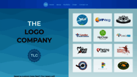 What Thelogocompany.net website looked like in 2021 (3 years ago)