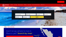 What Topmexicorealestate.com website looked like in 2021 (3 years ago)