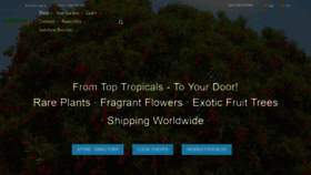 What Toptropicals.com website looked like in 2021 (3 years ago)