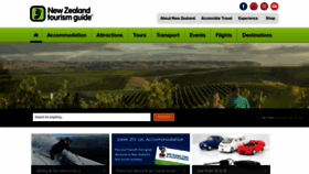 What Tourism.net.nz website looked like in 2021 (3 years ago)