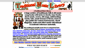 What Traditionalmusic.co.uk website looked like in 2021 (3 years ago)