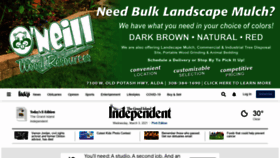 What Theindependent.com website looked like in 2021 (3 years ago)