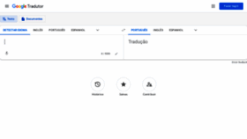 What Translate.google.com.br website looked like in 2021 (3 years ago)