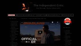 What Theindependentcritic.com website looked like in 2021 (3 years ago)