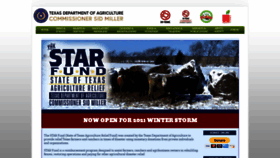 What Texasagriculture.gov website looked like in 2021 (3 years ago)