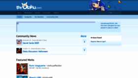 What Theotaku.com website looked like in 2021 (3 years ago)