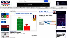 What Teleco.com.br website looked like in 2021 (5 years ago)