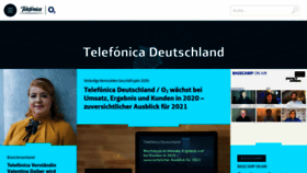 What Telefonica.de website looked like in 2021 (3 years ago)
