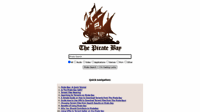 What Thepiratesproxy.org website looked like in 2021 (3 years ago)