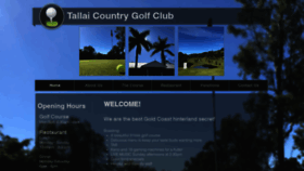 What Tallaigolf.com.au website looked like in 2021 (3 years ago)