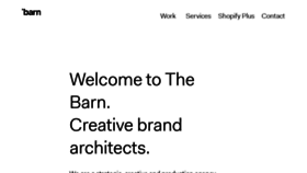 What Thebarnagency.co.uk website looked like in 2021 (3 years ago)