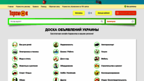 What Teremok.org.ua website looked like in 2021 (3 years ago)