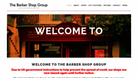 What Thebarbershopgroup.com website looked like in 2021 (3 years ago)