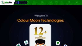 What Thecolourmoon.com website looked like in 2021 (3 years ago)