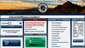 What Treasurer.maricopa.gov website looked like in 2021 (3 years ago)