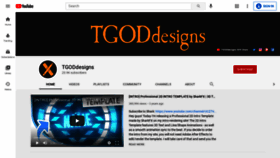 What Tgoddesigns.com website looked like in 2021 (3 years ago)