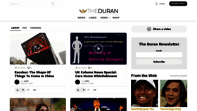 What Theduran.com website looked like in 2021 (3 years ago)