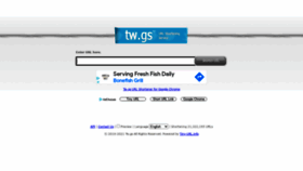 What Tw.gs website looked like in 2021 (3 years ago)