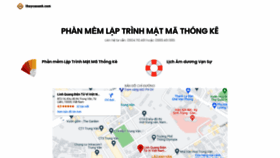 What Thaycaoanh.com website looked like in 2021 (3 years ago)