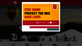 What Telford.gov.uk website looked like in 2021 (4 years ago)