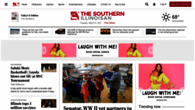 What Thesouthern.com website looked like in 2021 (3 years ago)