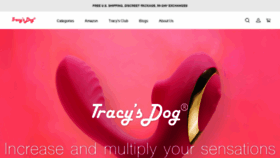 What Tracysdog.com website looked like in 2021 (5 years ago)