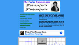 What Thefouriertransform.com website looked like in 2021 (3 years ago)