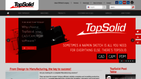 What Topsolid.com website looked like in 2021 (3 years ago)