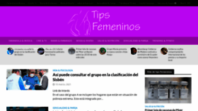 What Tipsfemeninos.com website looked like in 2021 (3 years ago)