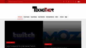 What Teknothor.com website looked like in 2021 (3 years ago)