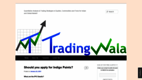 What Tradingwala.com website looked like in 2021 (3 years ago)