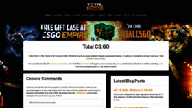 What Totalcsgo.com website looked like in 2021 (3 years ago)