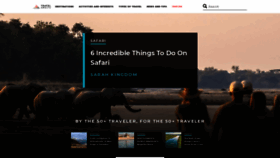 What Travelawaits.com website looked like in 2021 (3 years ago)