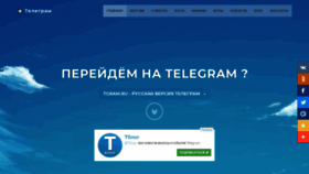 What Tgram.ru website looked like in 2021 (3 years ago)