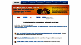 What Truthaboutabs.com website looked like in 2021 (3 years ago)