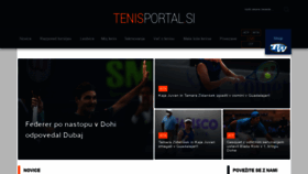 What Tenisportal.si website looked like in 2021 (3 years ago)