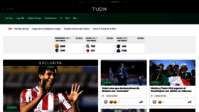 What Tudn.com website looked like in 2021 (3 years ago)