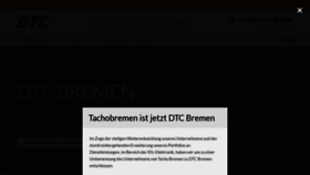 What Tachobremen.de website looked like in 2021 (3 years ago)