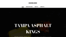 What Tampaasphaltkings.com website looked like in 2021 (3 years ago)