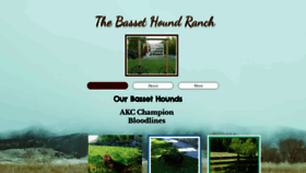 What Thebassethoundranch.com website looked like in 2021 (3 years ago)