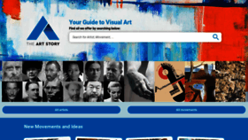 What Theartstory.org website looked like in 2021 (3 years ago)