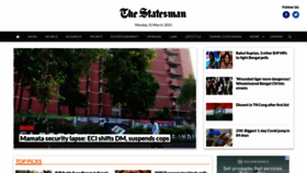What Thestatesman.com website looked like in 2021 (3 years ago)
