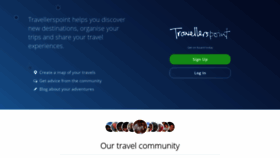 What Travellerspoint.com website looked like in 2021 (3 years ago)