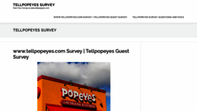 What Tell-popeyes.com website looked like in 2021 (3 years ago)